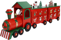 Christmas Wooden  Advent Calendar Train