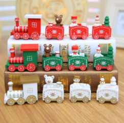 Festive Christmas Train Decoration