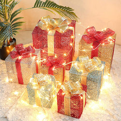 Lighted Gift Boxes Christmas