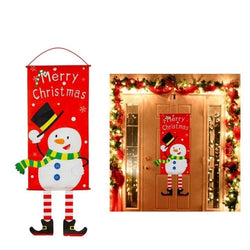 Christmas Porch Sign Decorative Door Banner