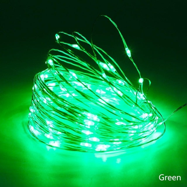LED String Lights Copper Wire Garland For Christmas Decoration