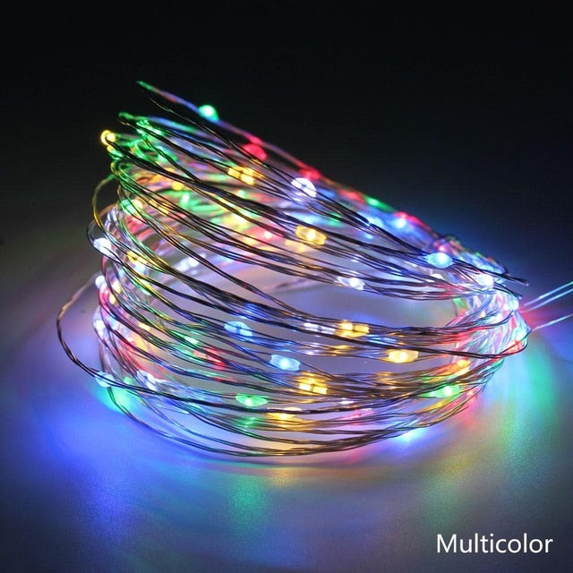 LED String Lights Copper Wire Garland For Christmas Decoration