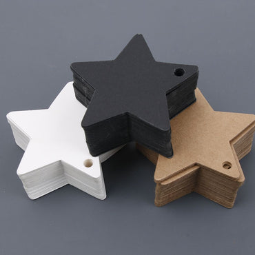Multi-use Star Kraft Paper Wedding Label Party Gift Card