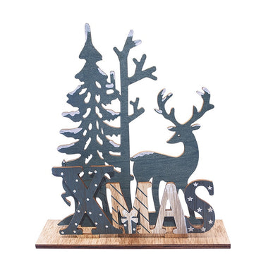 Reindeer Tree Figurine Ornament for Xmas