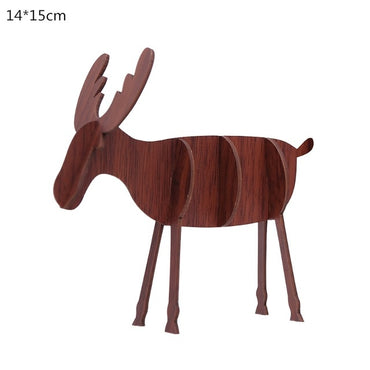 Reindeer Tree Figurine Ornament for Xmas