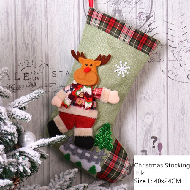Christmas  Socks Tree Decoration