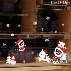 Window Stickers For Christmas Decorations