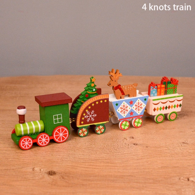 Wooden Christmas Train