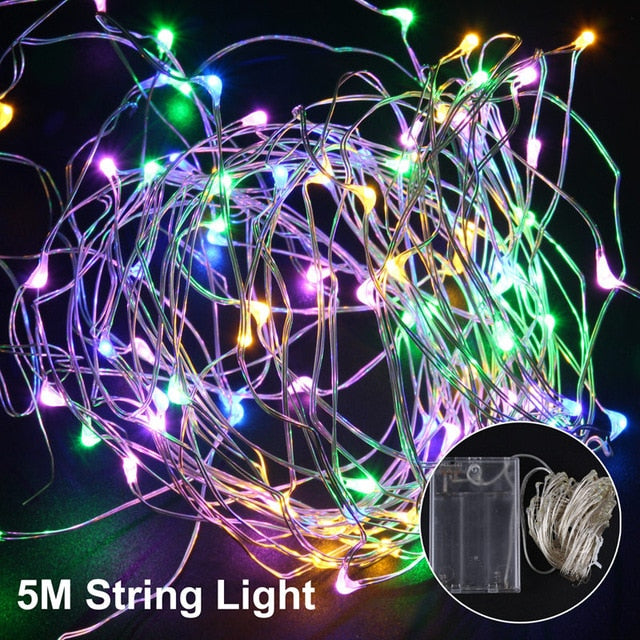 QIFU Santa Claus Christmas LED String Lights