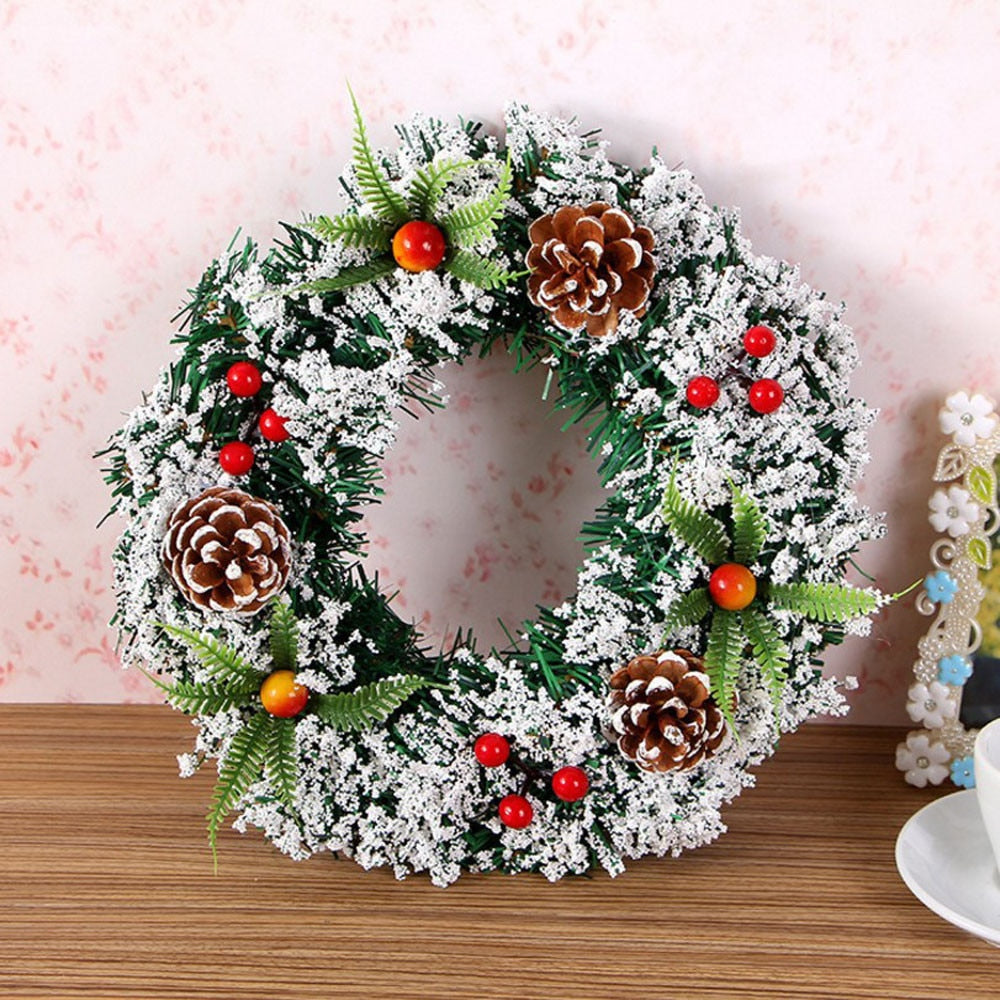 Wall Hanging Christmas Wreath Decoration For Xmas Party