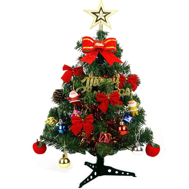 Christmas Tree with Decorations and Accessories