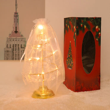 Crystal Christmas Tree Lamp Table Light Christmas Gifts
