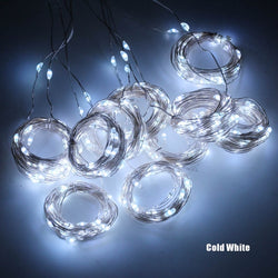 LED Fairy Lights Garland Curtain Lamp Remote