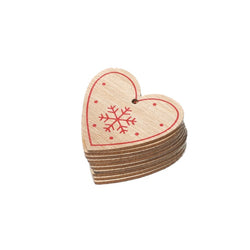 Christmas Wooden Decorations for Home Tree 10 pcs