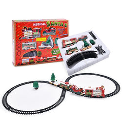 2020New Christmas Electric Rail Car Train Toy Children's