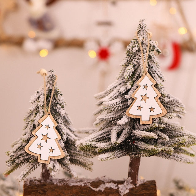 Angel Santa Dolls Christmas Tree Decorations (2 pcs)