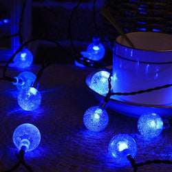LEDS Crystal ball Solar Lamp Power String Lights