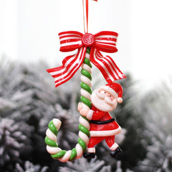 Snowman Candy Cane Christmas Tree Ornaments