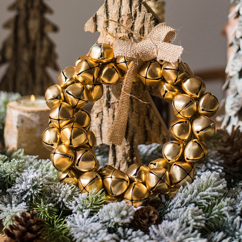 Aqumotic Bell Garland Christmas Bells Wreath