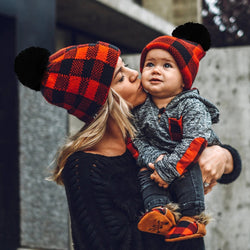 Baby & Mom Christmas Hat