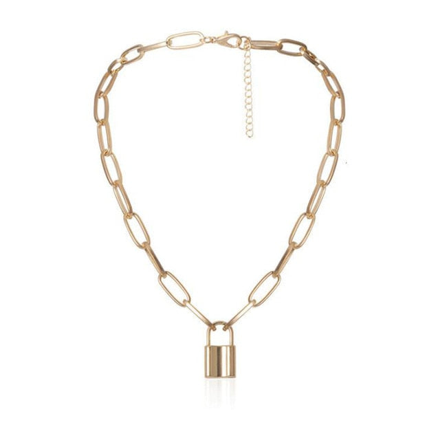 Choker Lock Necklace For Women