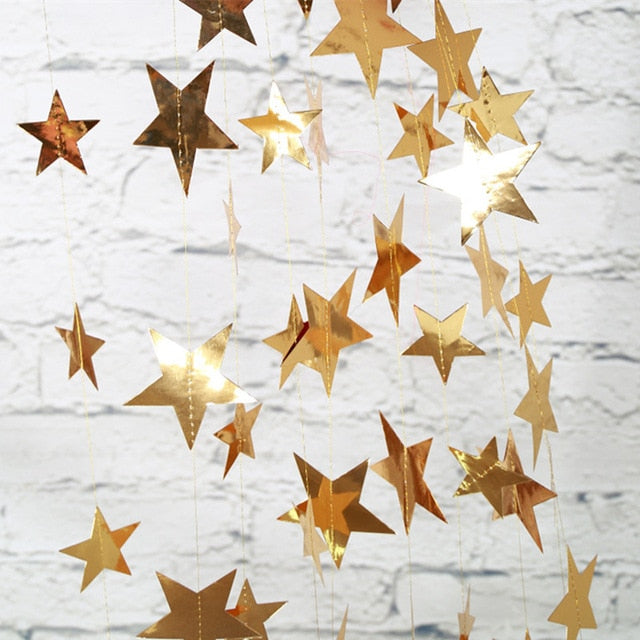 Snowflake Star Tree Shape Paper For Christmas Decoration