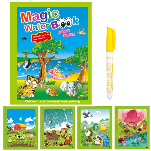 Magic Water Drawing Book