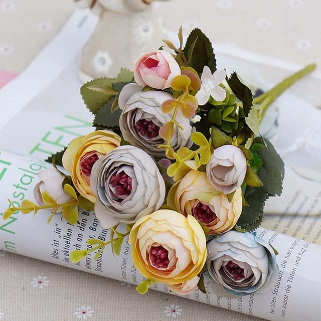 Artificial Silk  Rose Flowers