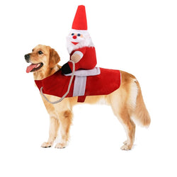 Dog Cat  Santa Claus Clothes