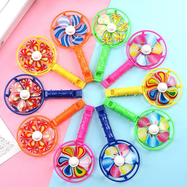 Children's Plastic Whistle Windmill Toys