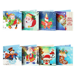Christmas Birthday Cards Diamond Painting Kits
