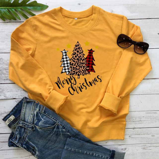 Women  Trees Colored Sweat Shirt