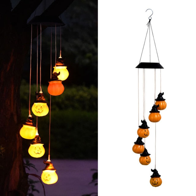 Color Changing Solar Wind Chime Lamp
