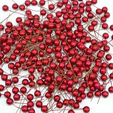 Stamens Cherry Christmas Plastic Pearl
