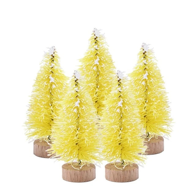 Artificial Decorated Colorful Mini Christmas Tree (12 cm)